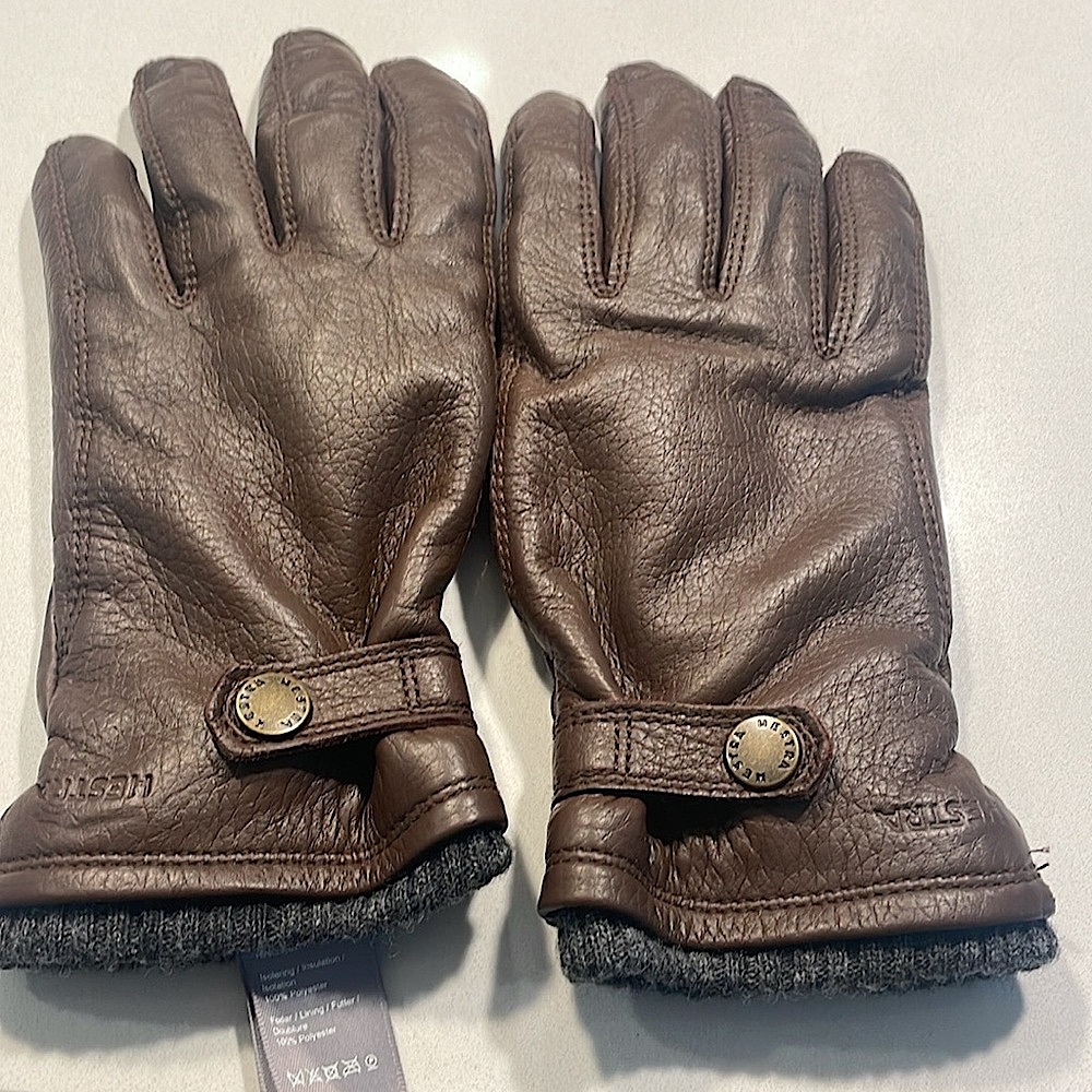 Men’s size 8 Hestra leather gloves